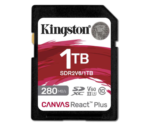 Kingston 1TB SDXC Canvas React Plus UHS-II V60 4K - 1230574 - zdjęcie